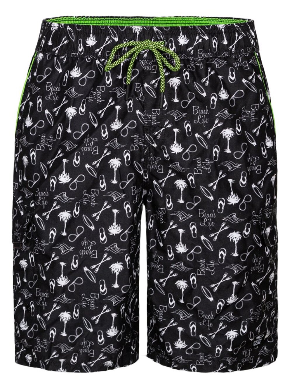 Men's Swim Trunks Mesh Liner Beachwear with Pocket